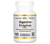 Digestive Enzymes California Gold Nutrition, 90 капсул