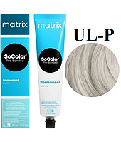 Стойкая крем-краска Matrix SOCOLOR. Pre-Bonded ULtra blondе UL-P Жемчужный 90 мл