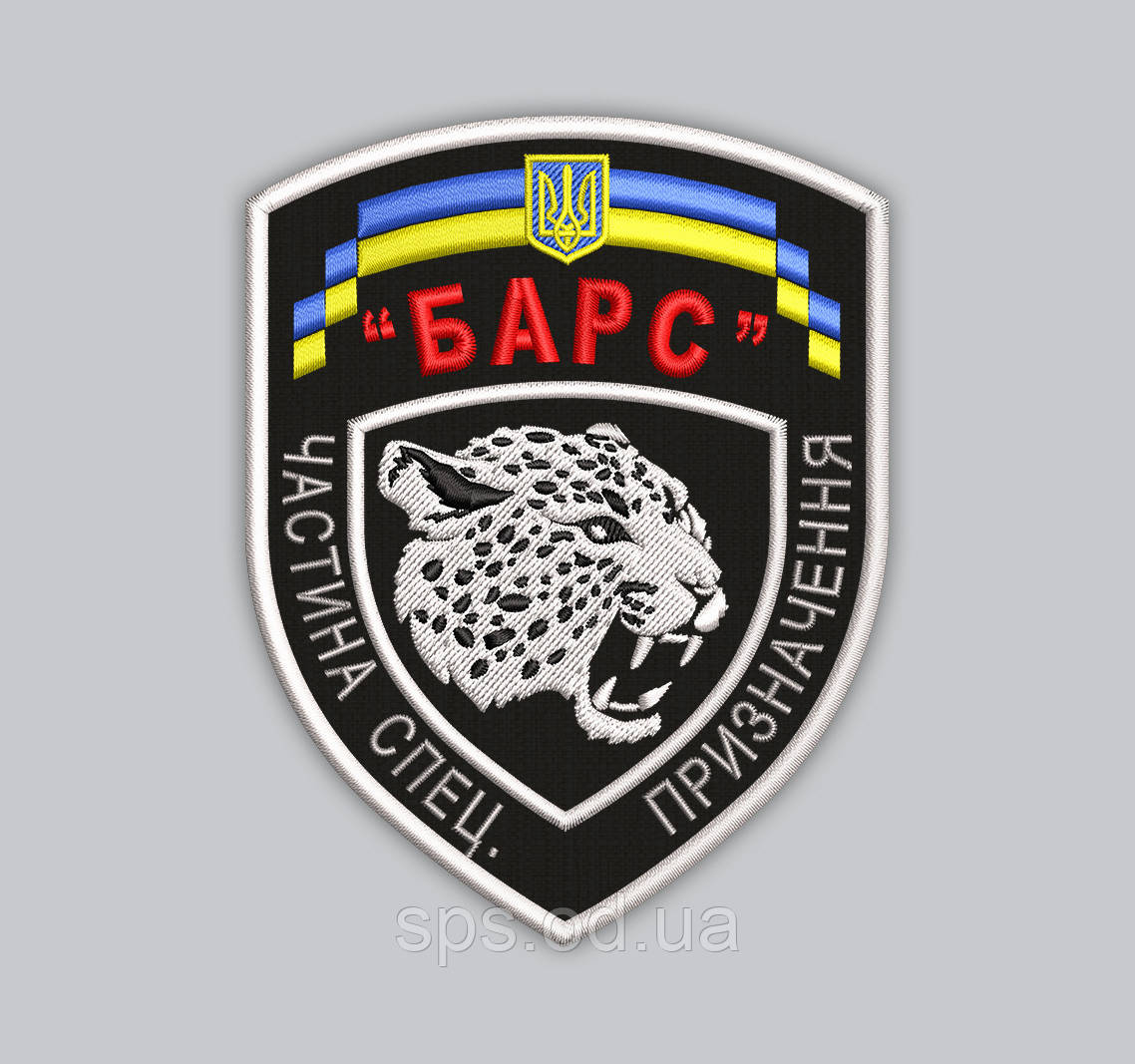 Шеврон "БАРС Частина спец. призначення" 8*6 см, фото 1