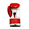 Рукавички боксерські поліуретанові 14oz (397 м) THOR SHARK червоні для будинку і спортзалу, фото 3