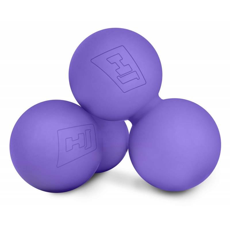 Силіконовий масажний подвійний мяч 63 мм HS-S063DMB violet