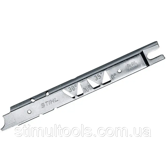 Купить Шаблон Stihl для контроля угла заточки цепей 1/4", 3/8" P, 0.325 ...