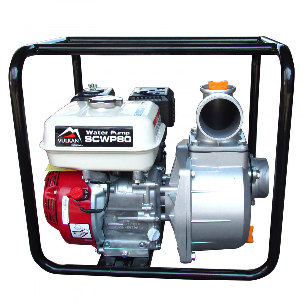 Мотопомпа Vulkan SCWP80H для чистої води, Honda GX160 (5.5 л.с.)