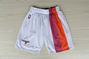 Білі баскетбольні шорти Маямі Флоридас Miami Floridians NBA Swingman shorts