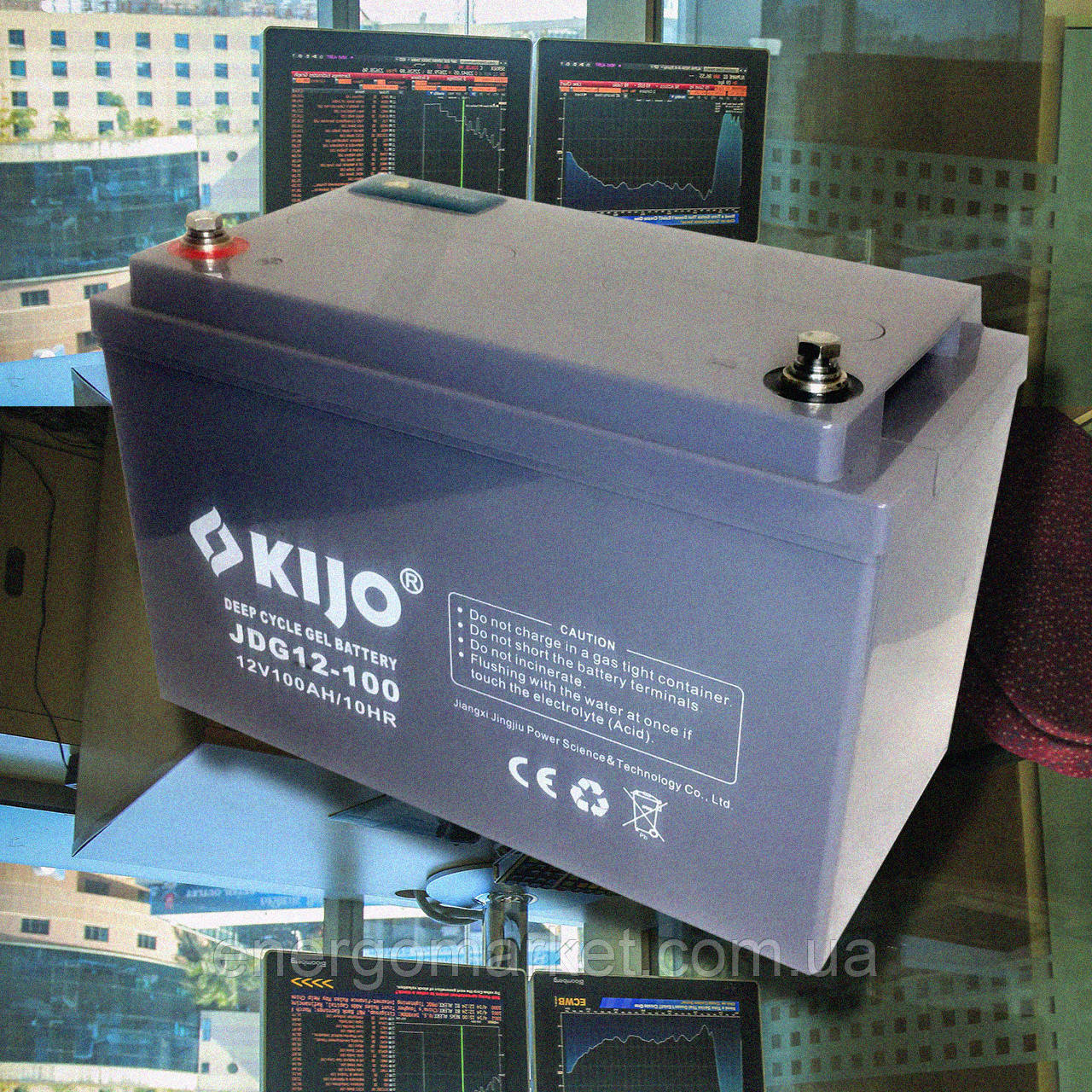 Акумуляторна батарея Kijo JDG 12V 100Ah GEL (1,2 кВт*год)