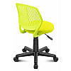 Дитяче крісло на коліщатках жовтого кольору Smart green стілець комп'ютерний оббивка тканина до 80 кг, фото 8