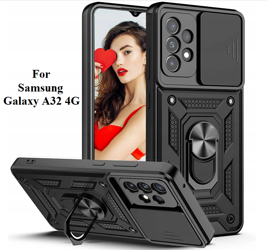 Ударостійкий чохол Camshield Serge Ring for Magnet для Samsung Galaxy A32 4G (SM-A325F)