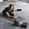 Колесо для йоги та фітнесу 4FIZJO Dharma 4FJ1448 Green для будинку і спортзалу навантаження до 100 кг, фото 6
