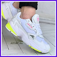 Кроссовки женские Adidas Falcon white / Адидас Фалькон белые