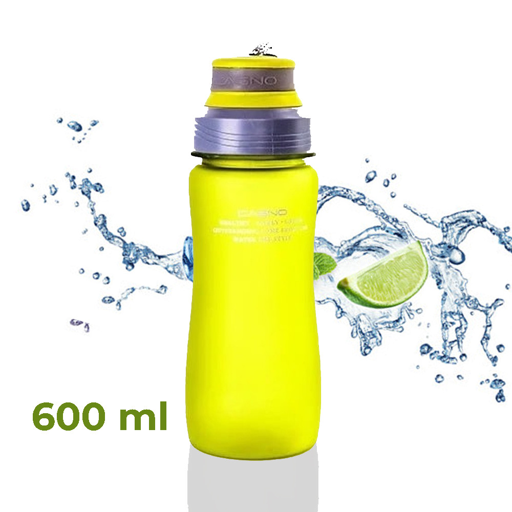 Пляшка для води CASNO 600 мл KXN-1116 Зелена