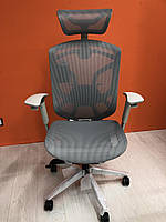 Dvary Х особливе ергономічне крісло з дизайном спинки у формі красного метелики, GT-25 сірий