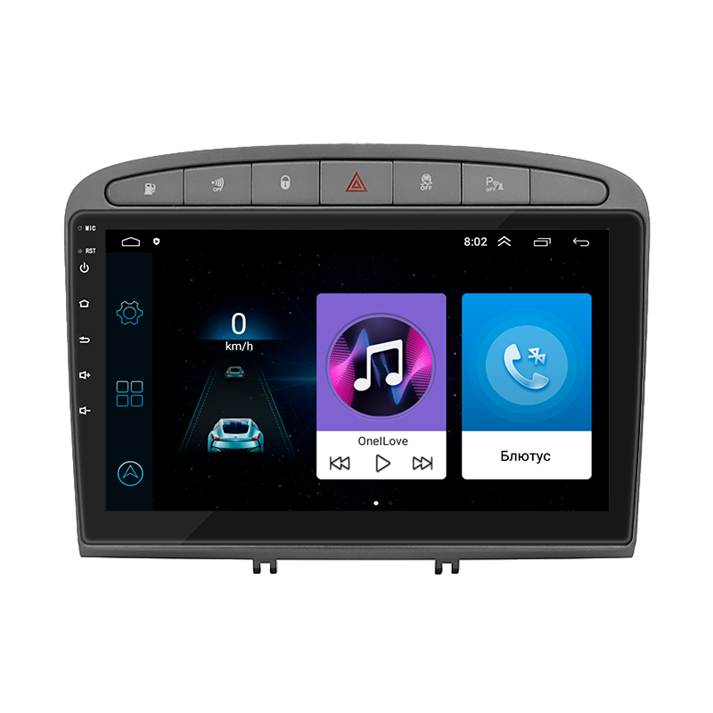 Штатна магнітола 9" Lesko для Peugeot RCZ I Рестайлінг 2012-2015 1/16Gb Wi-Fi GPS Base 1 шт., фото 1