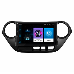Штатна магнітола Lesko для Hyundai i10 II 2013-2016 екран 9" 1/16Gb/ Wi-Fi GPS Base Хюндай