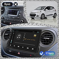 Штатна магнітола 9" Lesko для Hyundai i10 II 2013-2016 4/64Gb 4G Wi-Fi GPS Top Хюндай, фото 4