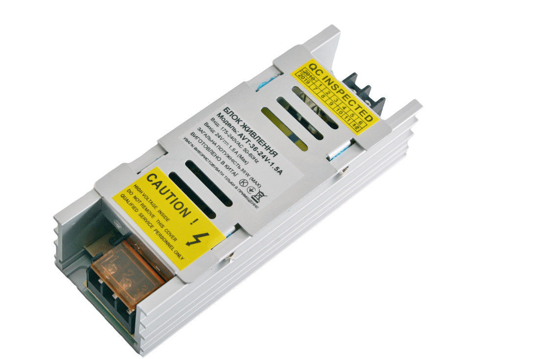 Блок живлення 36W IP20 24V AVT, фото 1
