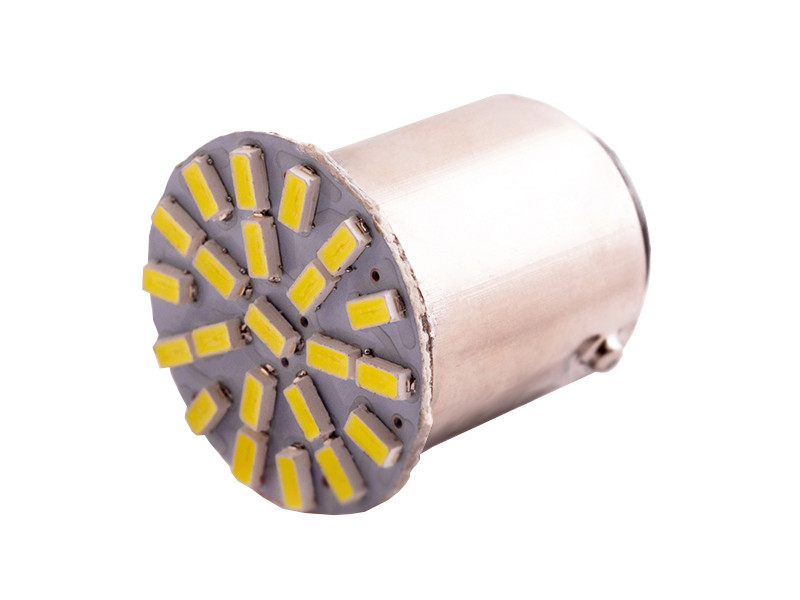 Світлодіодна авто лампа T25-3014-22SMD 1156 білий 12V LEDUA