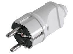 Вилка з заземленням пряма євро / LMA021 Лємансо