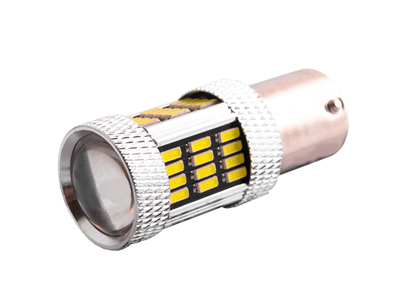 Світлодіодна авто лампа T25-4014-54SMD 1156 білий 12V LEDUA