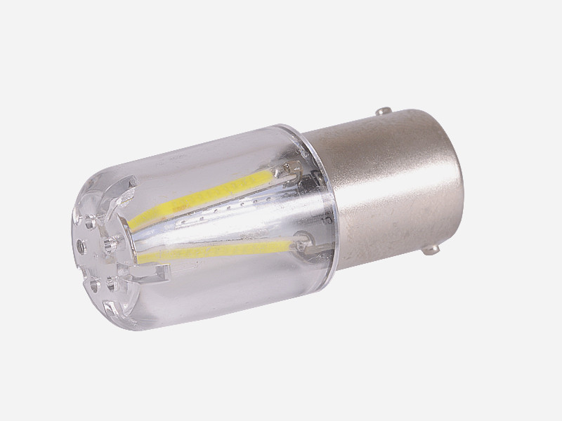 Світлодіодна авто лампа T25-4COB 1156 скло білий 12V LEDUA