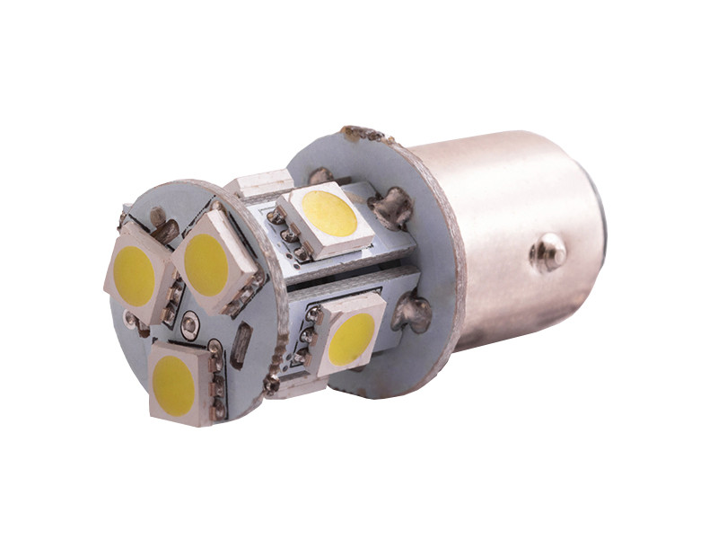 Світлодіодна авто лампа T25-5050-8SMD 1157 білий 24V LEDUA