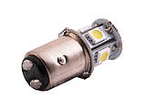Світлодіодна авто лампа T25-5050-8SMD 1157 білий 24V LEDUA, фото 4