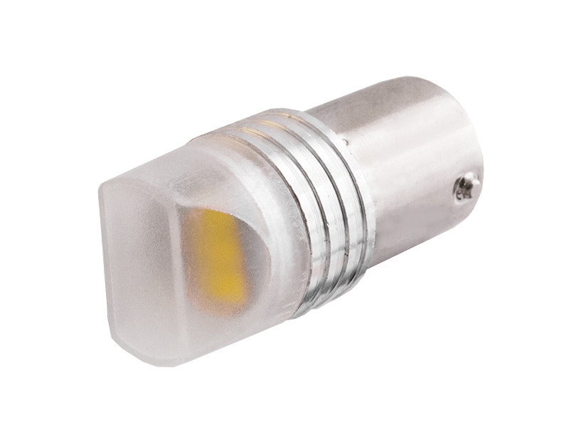 Світлодіодна авто лампа T25-5630-3SMD плоска 1156 білий 12V LEDUA