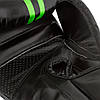 Боксерські рукавиці PowerPlay 3016 Чорно-Зелені 14 унцій, фото 4