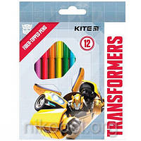 Фломастери Kite "Трансформери" 12 кольорів (TF21-047)