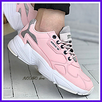 Кроссовки женские Adidas Falcon pink / Адидас Фалькон розовые