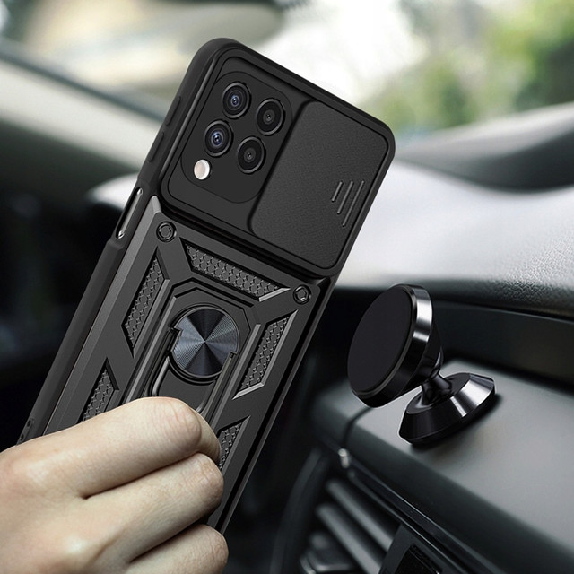 Ударостійкий чохол Camshield Serge Ring for Magnet для Samsung Galaxy A22 4G( A225F) / M32 (M325) Ударостійкий чохол Camshield Serge Ring for Magnet для Samsung Galaxy A22 4G( A225F) / M32 (M325)