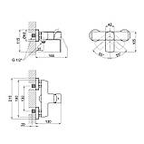 Змішувач для душу Qtap Lipno 4023101G, фото 3