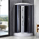 Душовий бокс Lidz Tani SB90x90.SAT.LOW.GR, скло тоноване 4 мм, фото 11