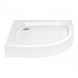 Душова кабіна Lidz Latwa SC90x90.SAT.LOW.GR, скло тон. 4 мм + Lidz Душовий піддон KAPIELKA ST90x90x15, фото 10