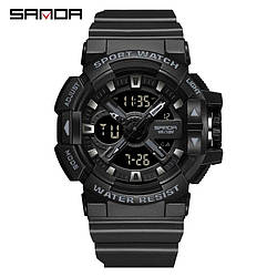 Годинник наручний Sanda 3128 All Black