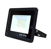 LED Лайт прожектор уличный мощностью 30W светодиоды SMD IP65 (FL-30-6000-L)