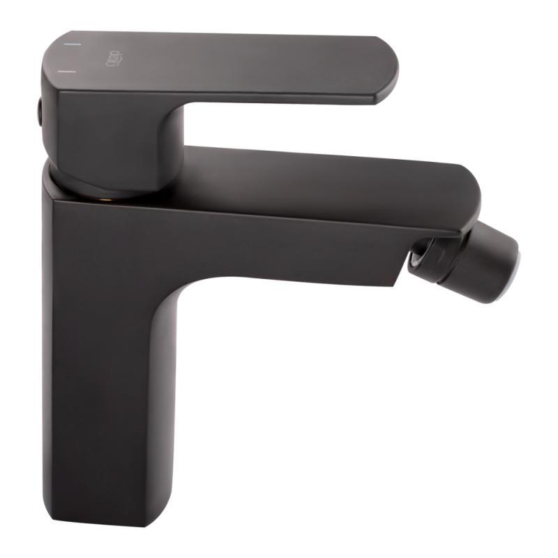 Змішувач для біде Qtap Lipno QTLIPNO2023101CB Black Matt