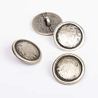 Гудзики Drops Shank silver 20 мм (№529)