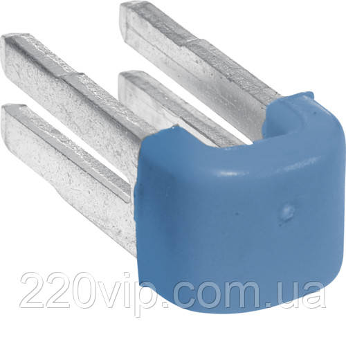 Вставна перемичка для з'єднання блоків N-клем, 10 шт., Hager для нульових клем, для щита Хагер, боксу, шафи, фото 1