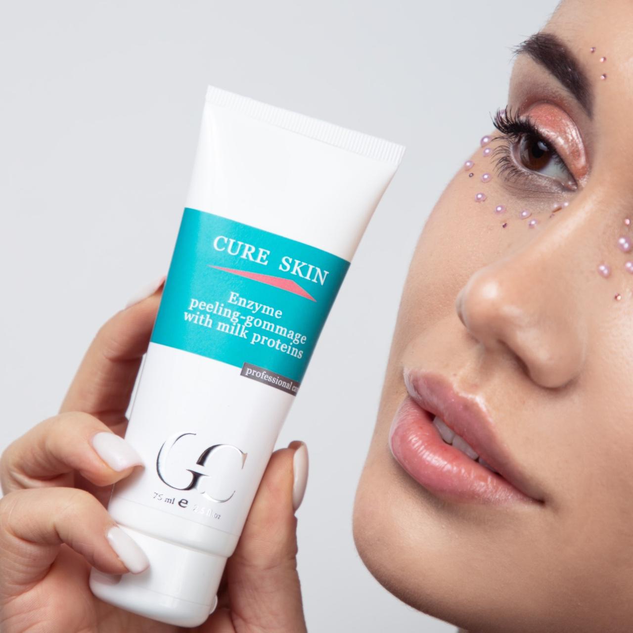 Купить Cure Skin - Энзимный пилинг-скатка для лица с молочными ...