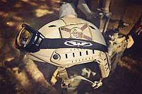 Окуляри захисні з ущільнювачем Global Vision Ballistech-1 (smoke) Anti-Fog, чорні, фото 5