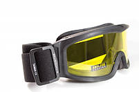 Окуляри захисні з ущільнювачем Global Vision Ballistech-3 (yellow) Anti-Fog, жовті, фото 4