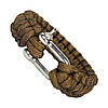 Тактичний браслет для виживання з паракорду койот