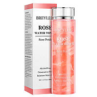 Тоник с лепестками роз BREYLEE Rose Water Toner 200 мл успокаивает кожу