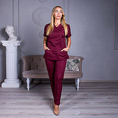 Жіночі медичні костюми "Avicenna" бордовий