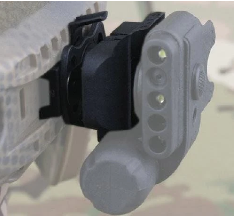 Кріплення на рельсу ARC (аналог) для фонаря SureFire HL1 Helmet Light Adapter, Колір: Black, HA-0HL1M-BK