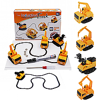 Индуктивная машинка StreetGO Inductive Truck Yellow | инновационная игрушка для детей машинка,AS