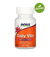 Now Foods, Daily Vits, Мультивитамины и минералы, 100 таблеток