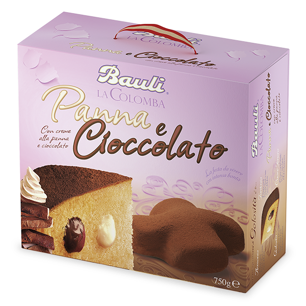 Итальянские куличи (панеттоне) Bauli Cioccolato с шоколадным кремом 750 гр - фото 1 - id-p271445017