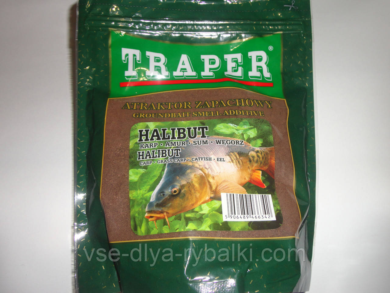 Атрактанти сухий Traper 250гр (halibut - палтус)