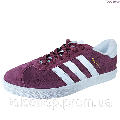 Купить Кеды женские замшевые Adidas Gazelle фиолетовые р.40 (25см ...